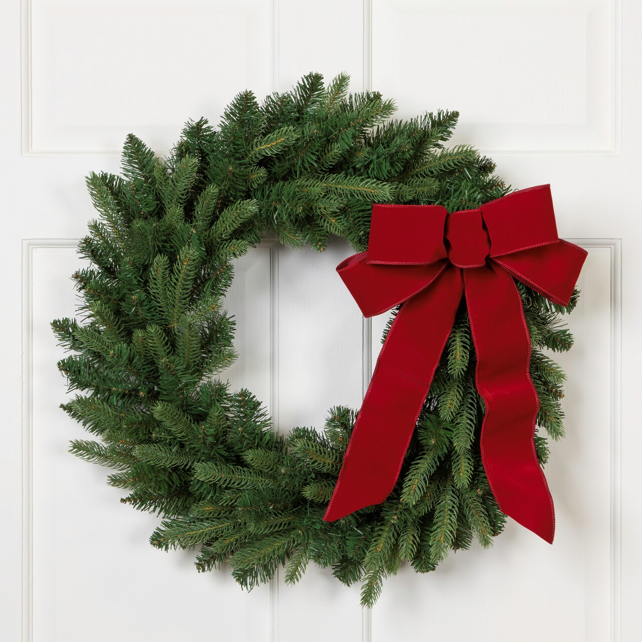Northlight Real Touch™️ Washington Frasier Fir Artificial Christmas Wreath - 24" - Unlit